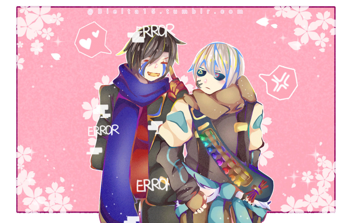 Undertale Au | Ink!sans x Error!sans Human Version by 15bellyusvita on ...