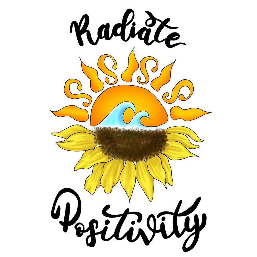 Radiate positivity sunset sunflower by dare2letter on DeviantArt