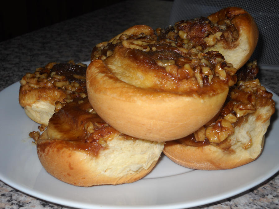 Maple and Walnut buns