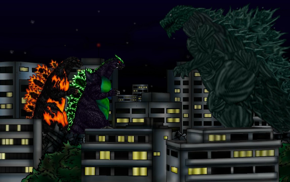 burning godzilla vs super godzilla