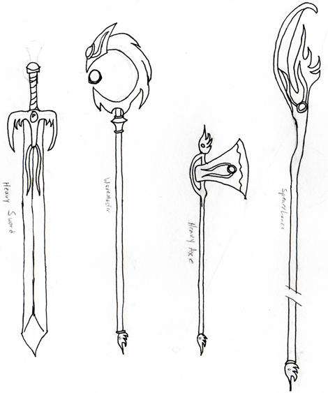 .hack weapons by krystalstarbane on DeviantArt