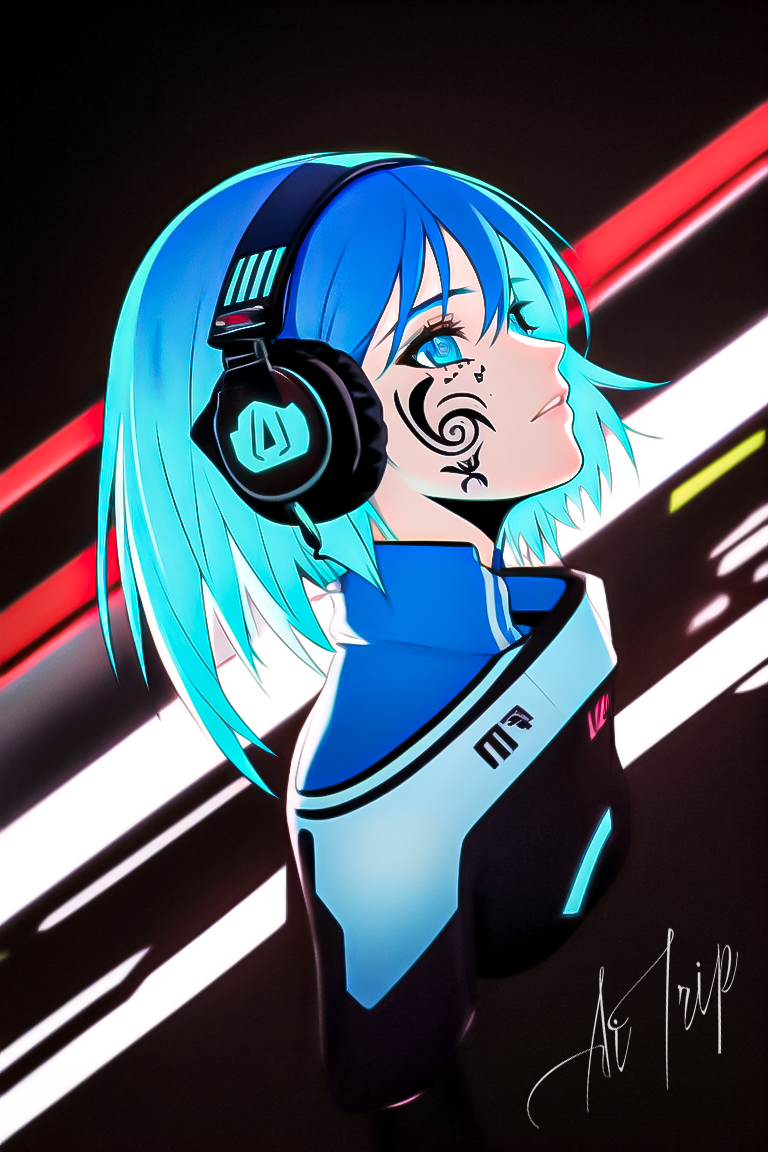 Cyberpunk girl by lXlBaNNeR on DeviantArt