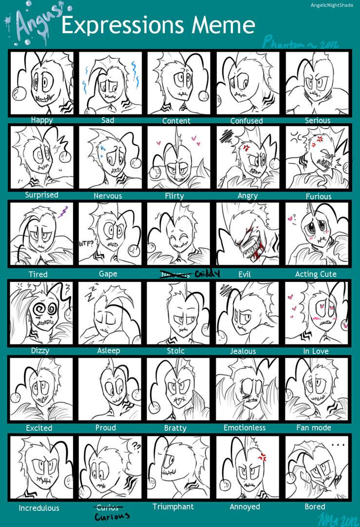 Angus - Expression Meme by PhantomWise19 on DeviantArt