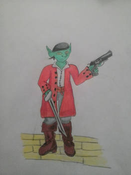 Goblin Pirate Magic Character