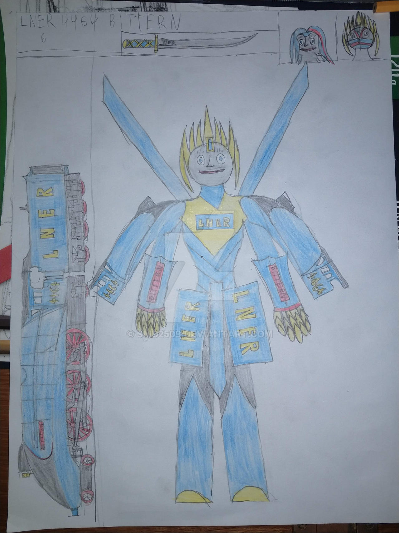 lner class a4 4464 bittern by SMD2509 on DeviantArt