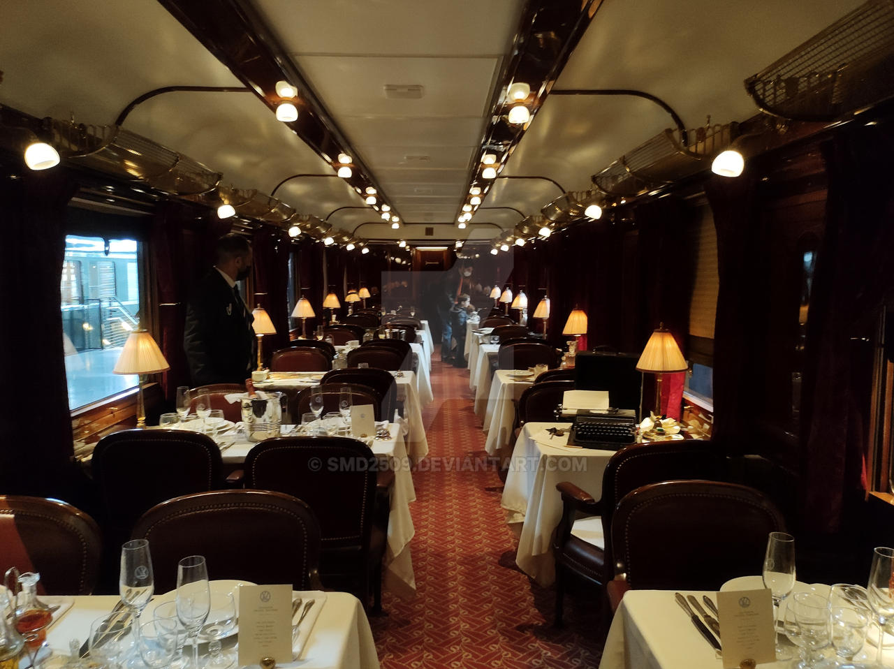 inside orient express restaurant car by SMD2509 on DeviantArt