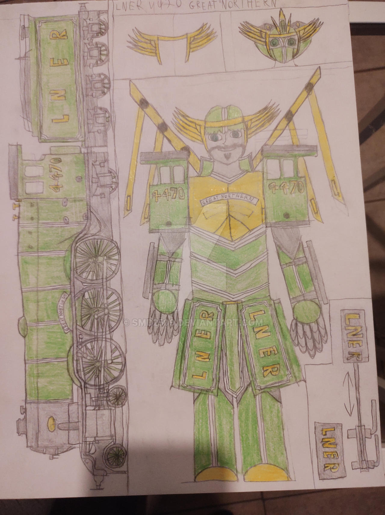 LNER A1 Great Northern by SMD2509 on DeviantArt