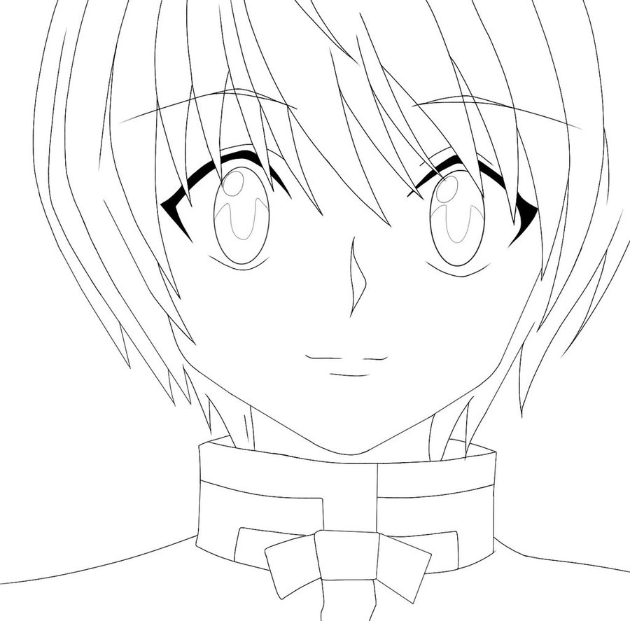 Kurapika  Lineart by SaltyFruitato on DeviantArt