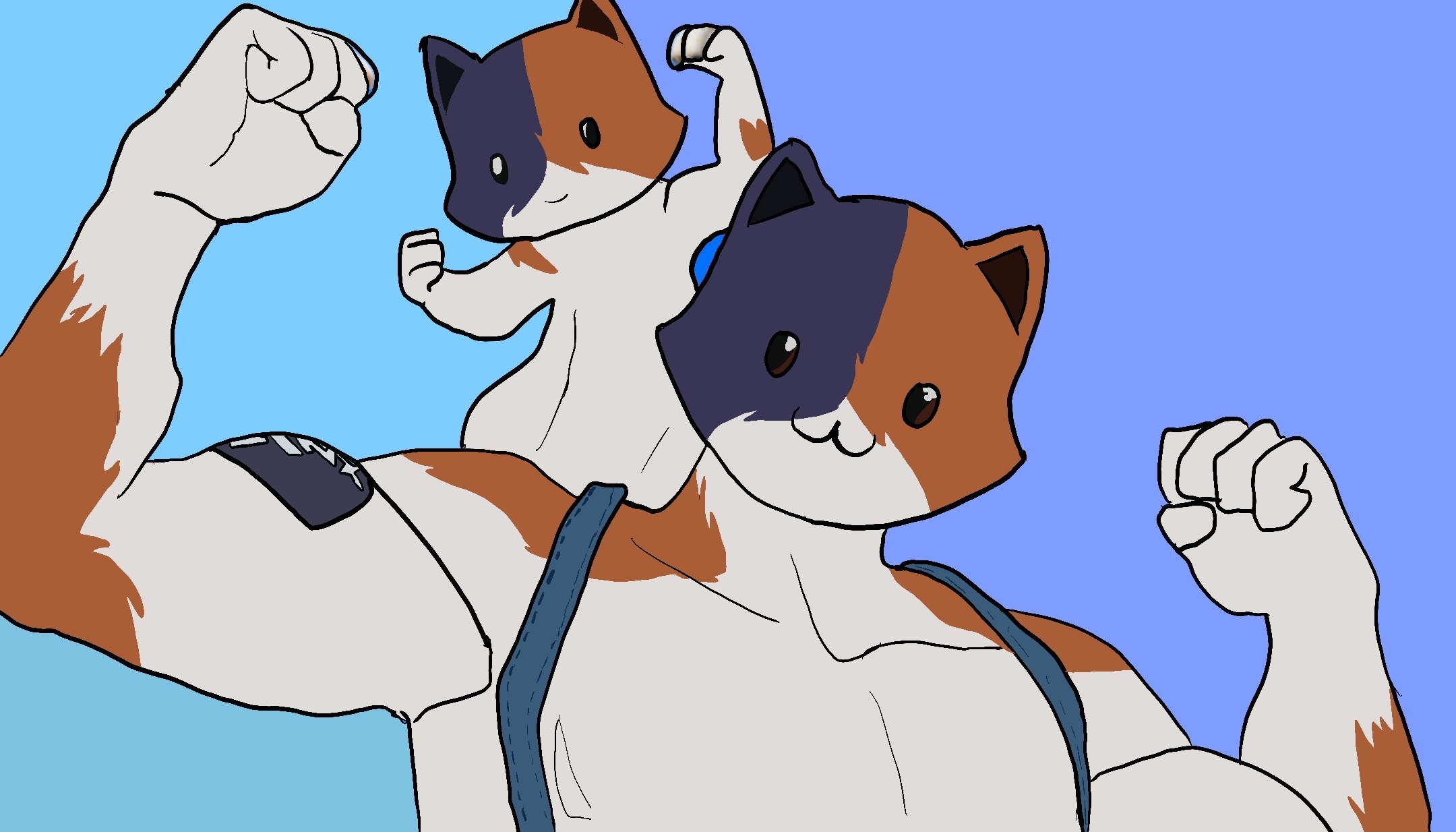 Meowscles X Ripple Kit and meowcles by siklasartist on DeviantArt