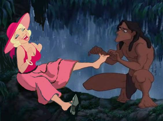 Charlotte meets Tarzan