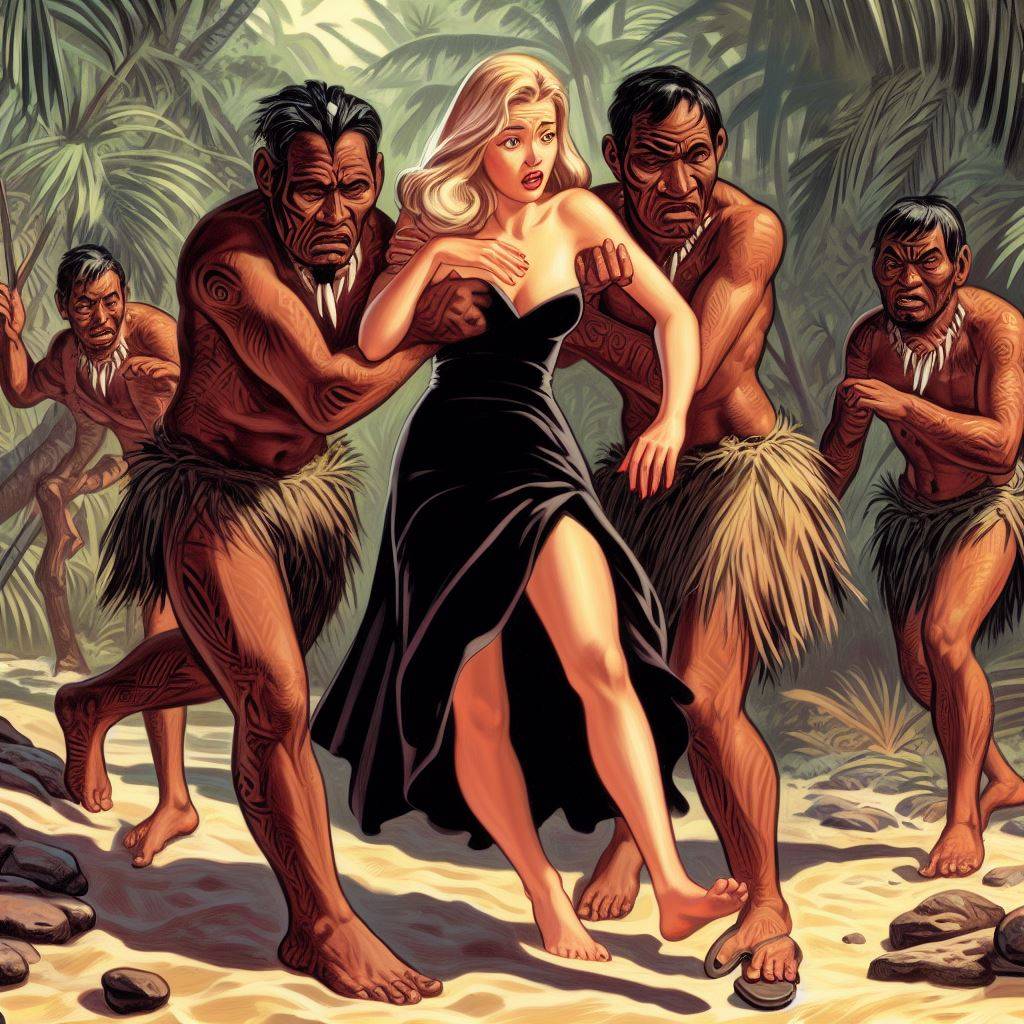 Blonde carried away