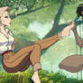 Disney Villain Jane meets Tara the jungle girl