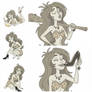 Jungle Girl concept art for Jessica Rabbit short