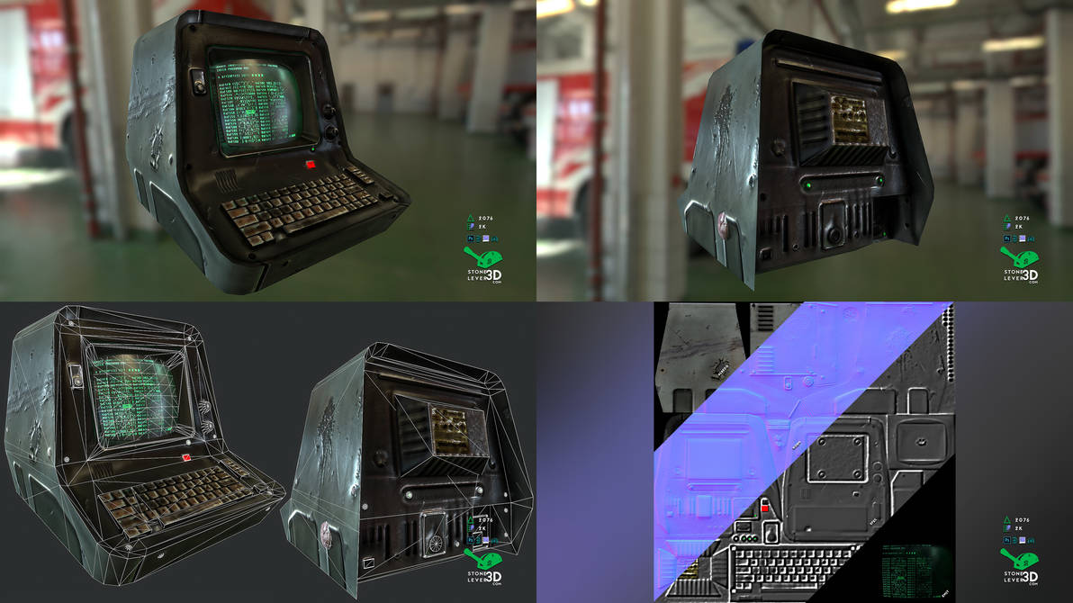 PC Terminal - Prop Model Replica by SASteinhebel on DeviantArt