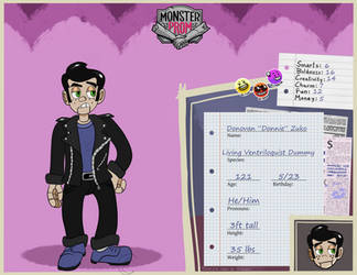 Monster Prom OC: Donnie Zuko