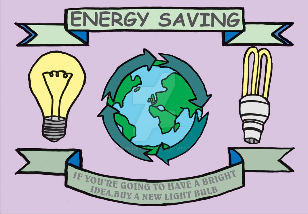 Energy saving poster by PURPLEDRAGON18131 on DeviantArt