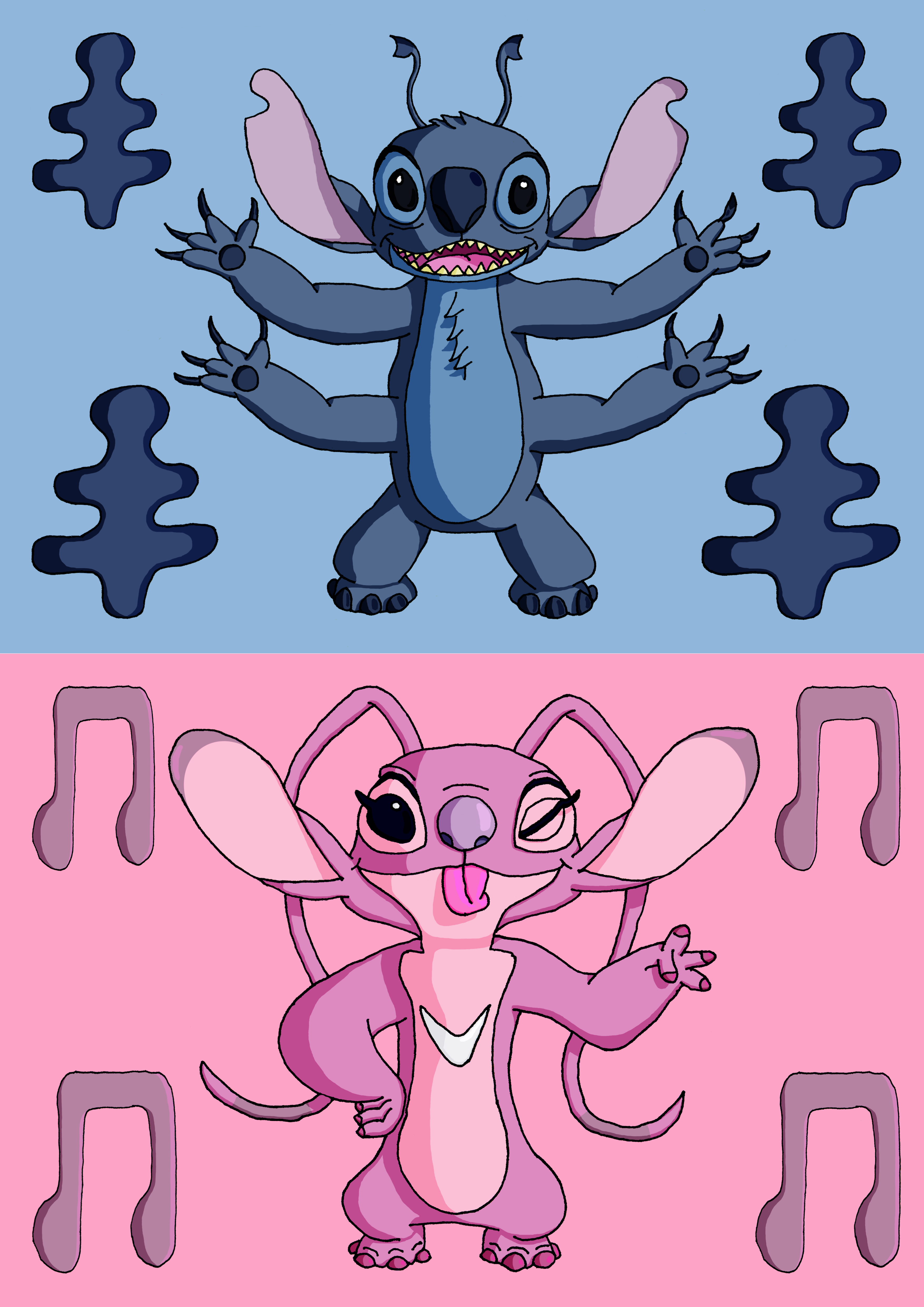 Stitch y Ángel