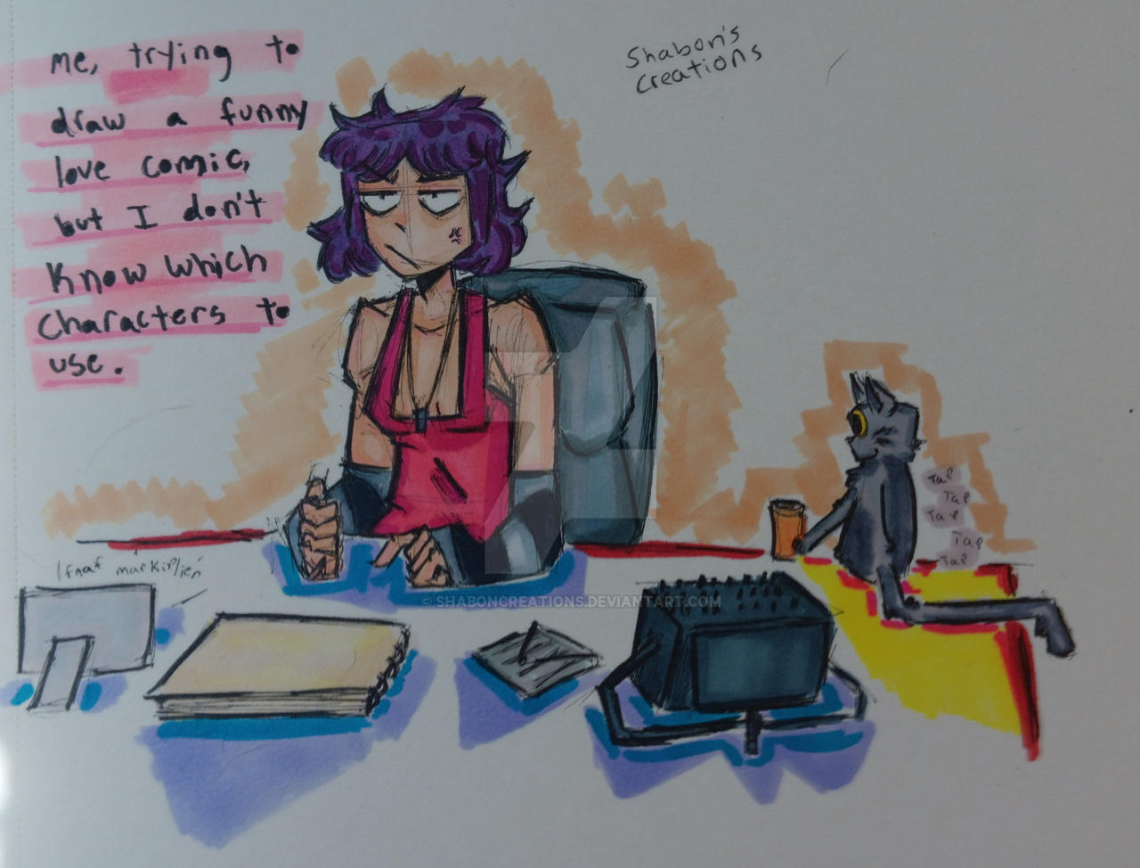 An artist's struggle