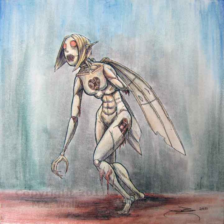 Zombie Robot Fairy 01 color