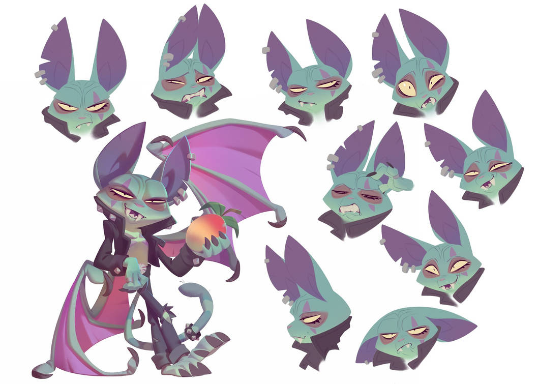 Catbat Artwork and Expressions by manuztur on DeviantArt