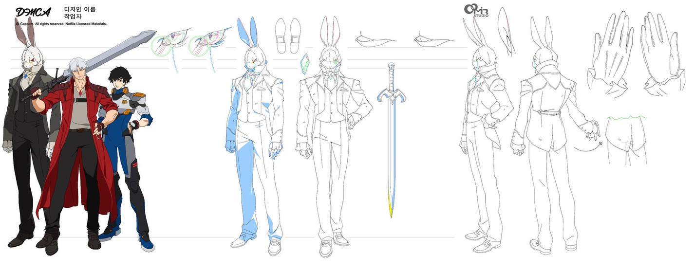 White Rabbit Reference Sheet (1-2) by manuztur on DeviantArt