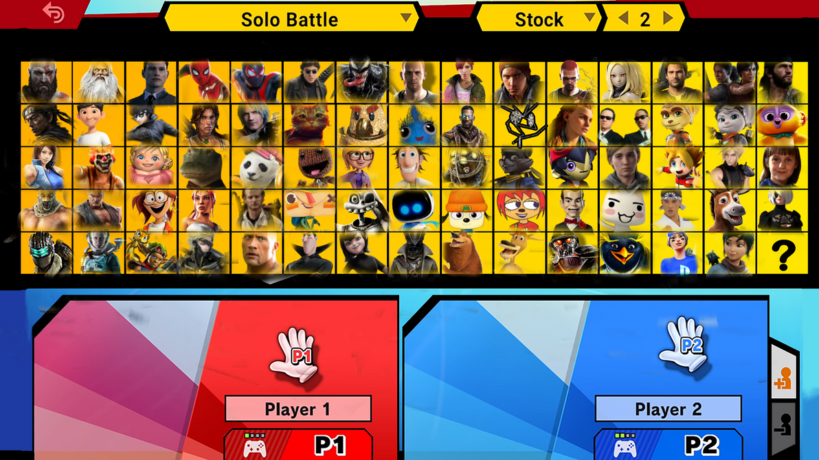 PlayStation + Sony pictures Brawl Roster! by Jshawn2010 on DeviantArt