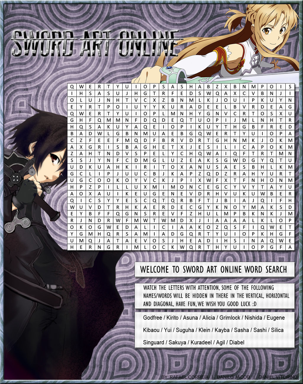 Sword Art Online Word Search By Ruledragon On Deviantart Sword Art Online Word Search By Ruledragon On Deviantart