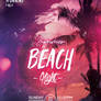 Beach Night Free PSD Flyer Template