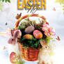 Easter Egg Hunt Party Free PSD Flyer Template