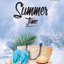 Summer Splash Party Free PSD Template