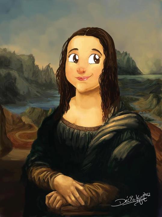 Monalisa Cartoon by Deciokun on DeviantArt
