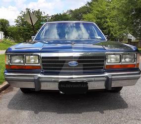 1989 Ford LTD Crown Victoria LX, front view