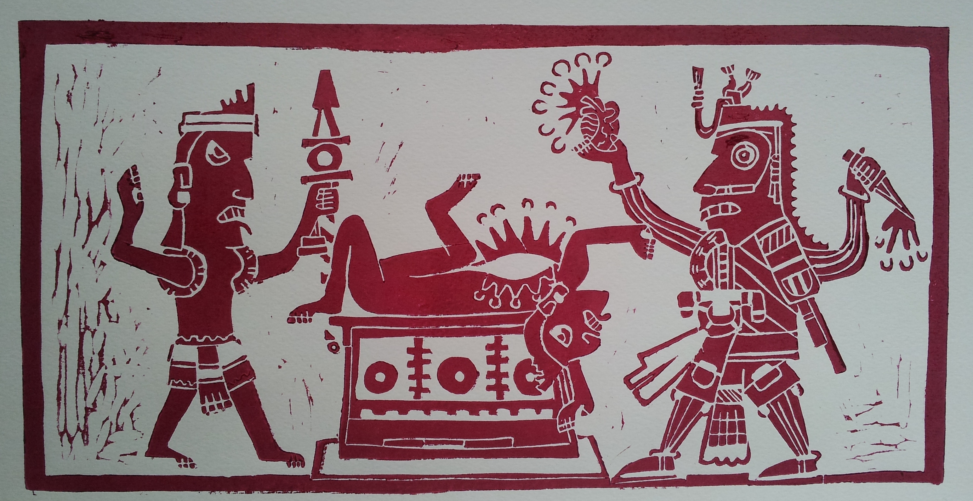 Deviantart Aztec Ritual Aztec sacrifice by kejo13 on DeviantArt