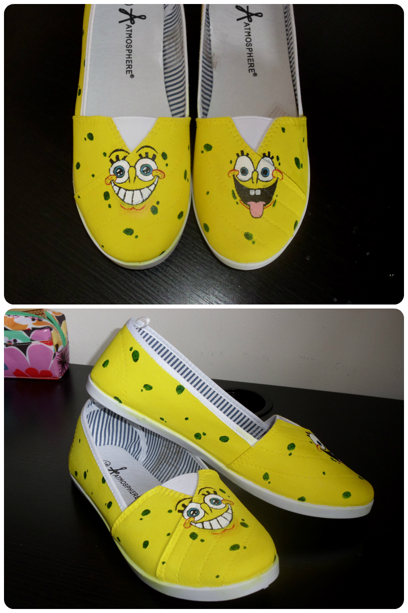 Spongebob Shoes! by maja135able on DeviantArt