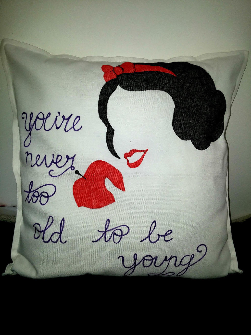 Snow White Cushion Cover