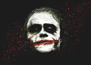 Joker With Splatter