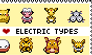 Electric Pokemon Stamp