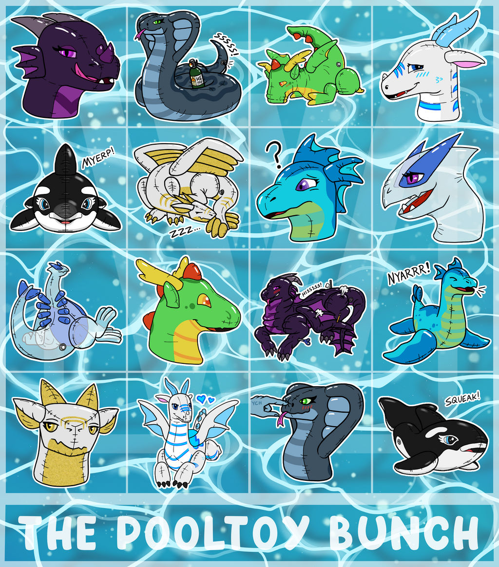 The Pooltoy Bunch By VincentWullf On DeviantArt the-pooltoy-bunch-by-vincentwullf-on-deviantart