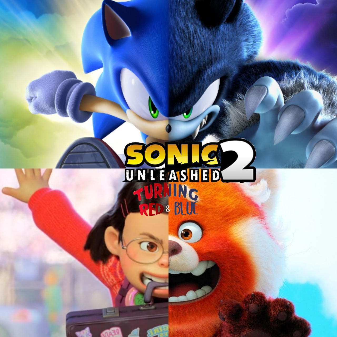 Sonic Unleashed 2Turning Red and Blue by KidSonic2001 on DeviantArt