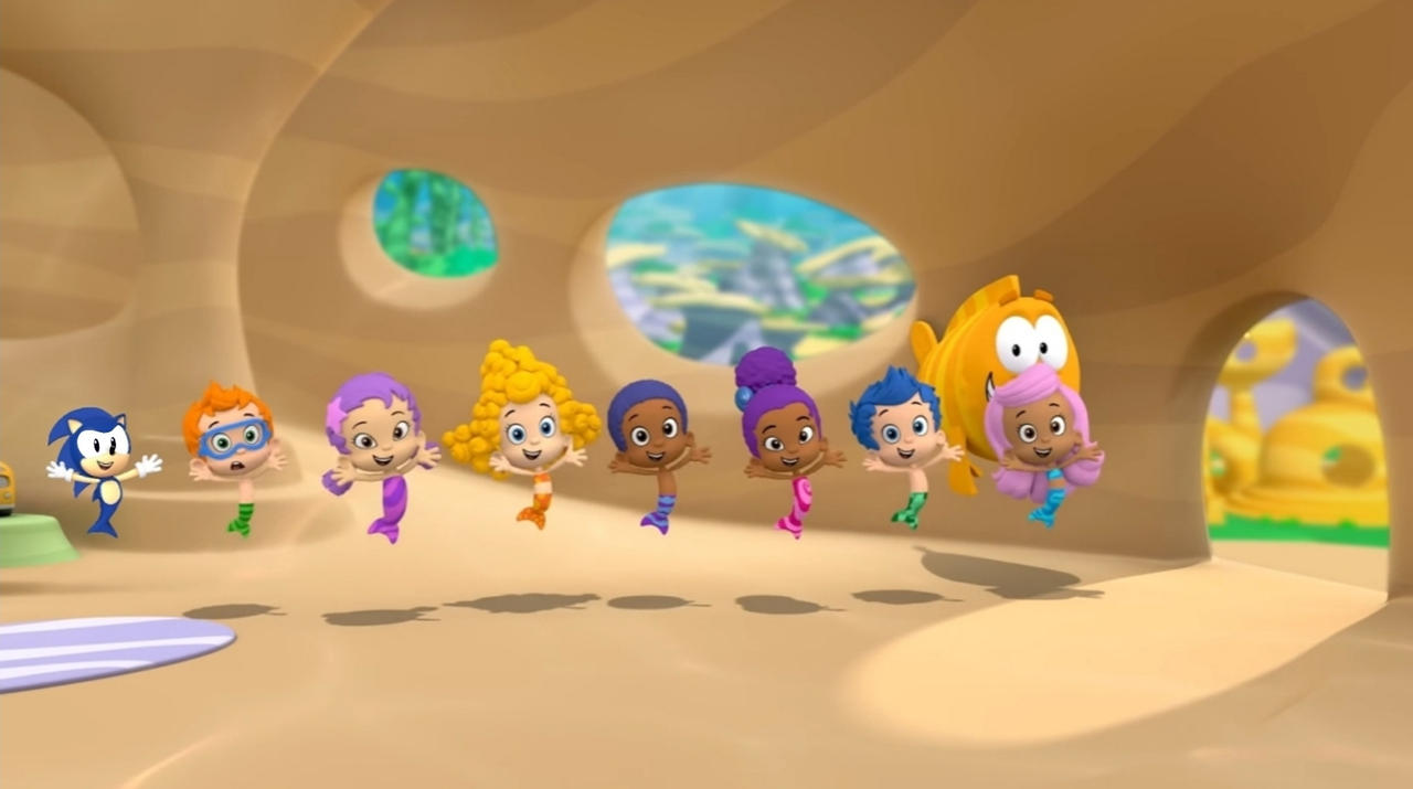 Bubble Guppies Meet Sonic The Guppy Line Up Song By KidSonic2001 On Bubble guppies meet sonic the guppy line up song by kidsonic2001 on