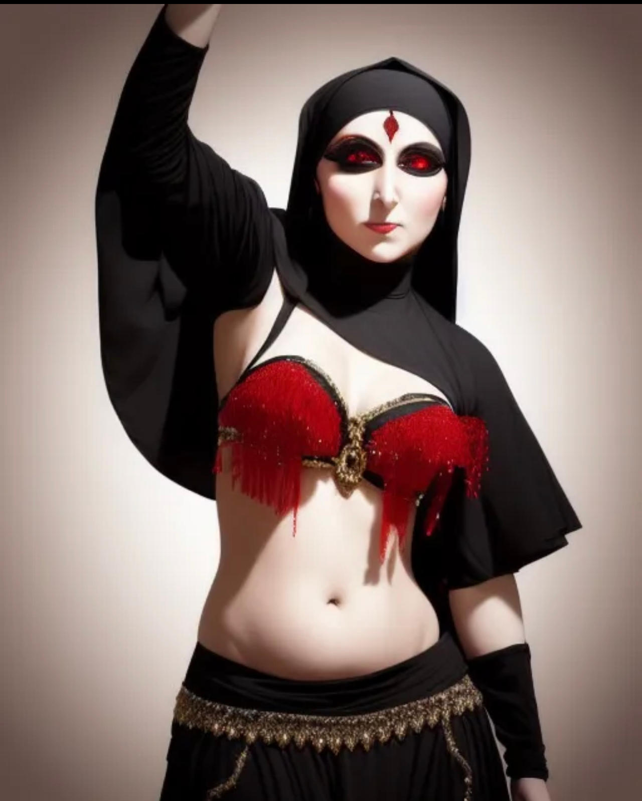 Scary Nun Tattoo - gam4hf6
