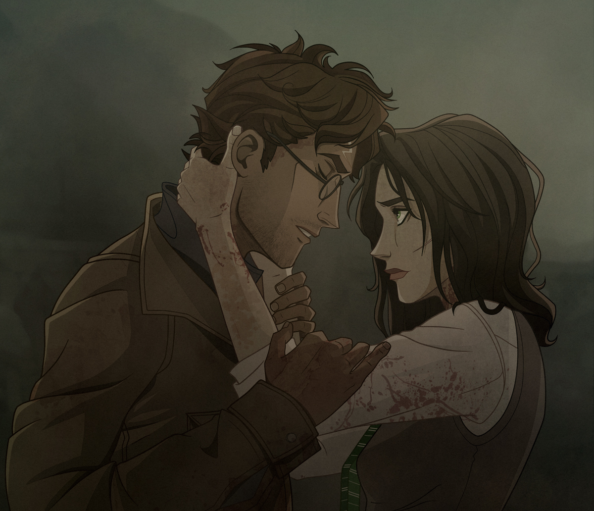 [commissions] HP: After the Battle of Hogwarts by Quincy-Sue on DeviantArt