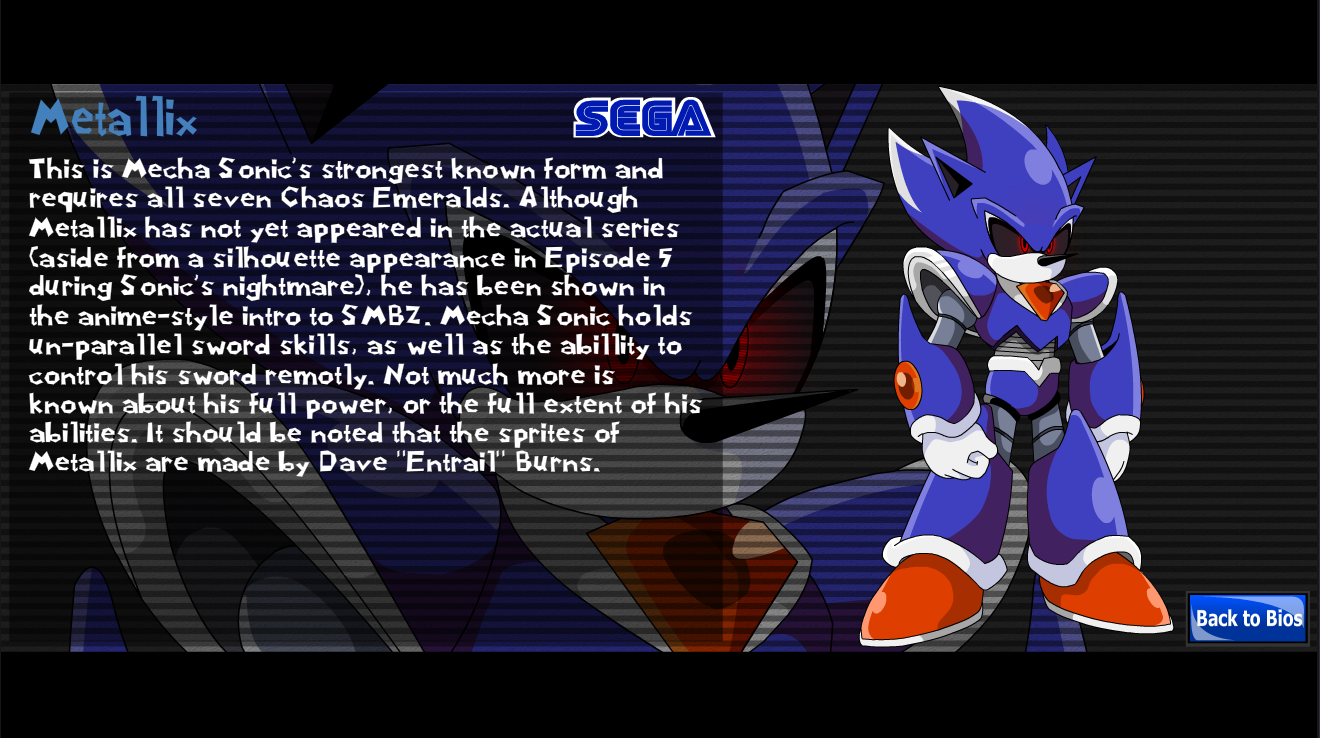 Mecha Sonic, Sprite Chronicles Wiki