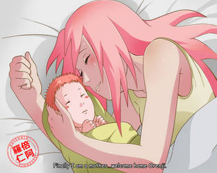 Sakura as mom