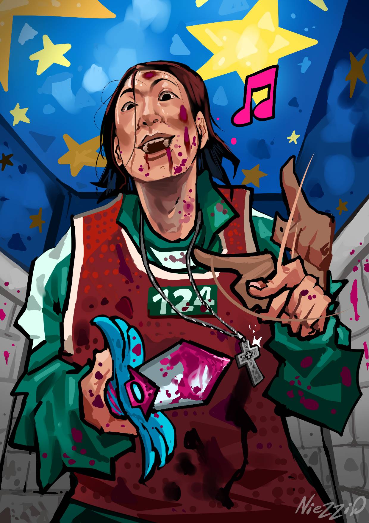 Player 124 Falling Player 124's Love Scenario by NiezziQ on DeviantArt