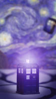 TARDIS phone wallpaper