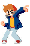 scott pilgrim movie pixelart