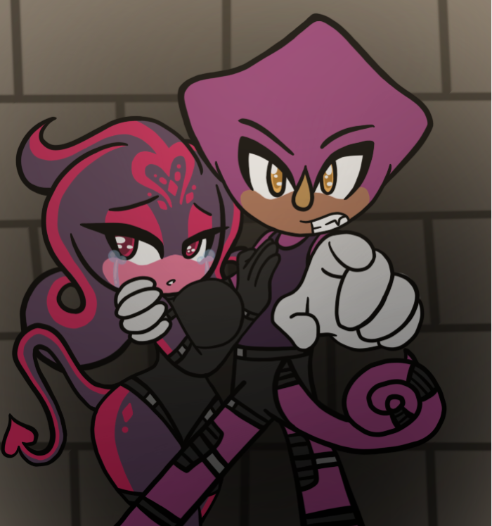 Espio x Shadow Ship Kid by FanGirlStephie on DeviantArt