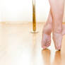 Dancer's feet: pointes