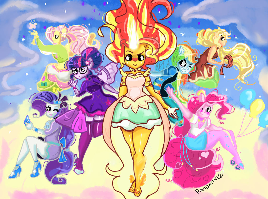 Puella Magi Sunset Shimmer Magica!